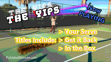 Fix the YIPS! Get back to the BASICS - Pickleball Minute