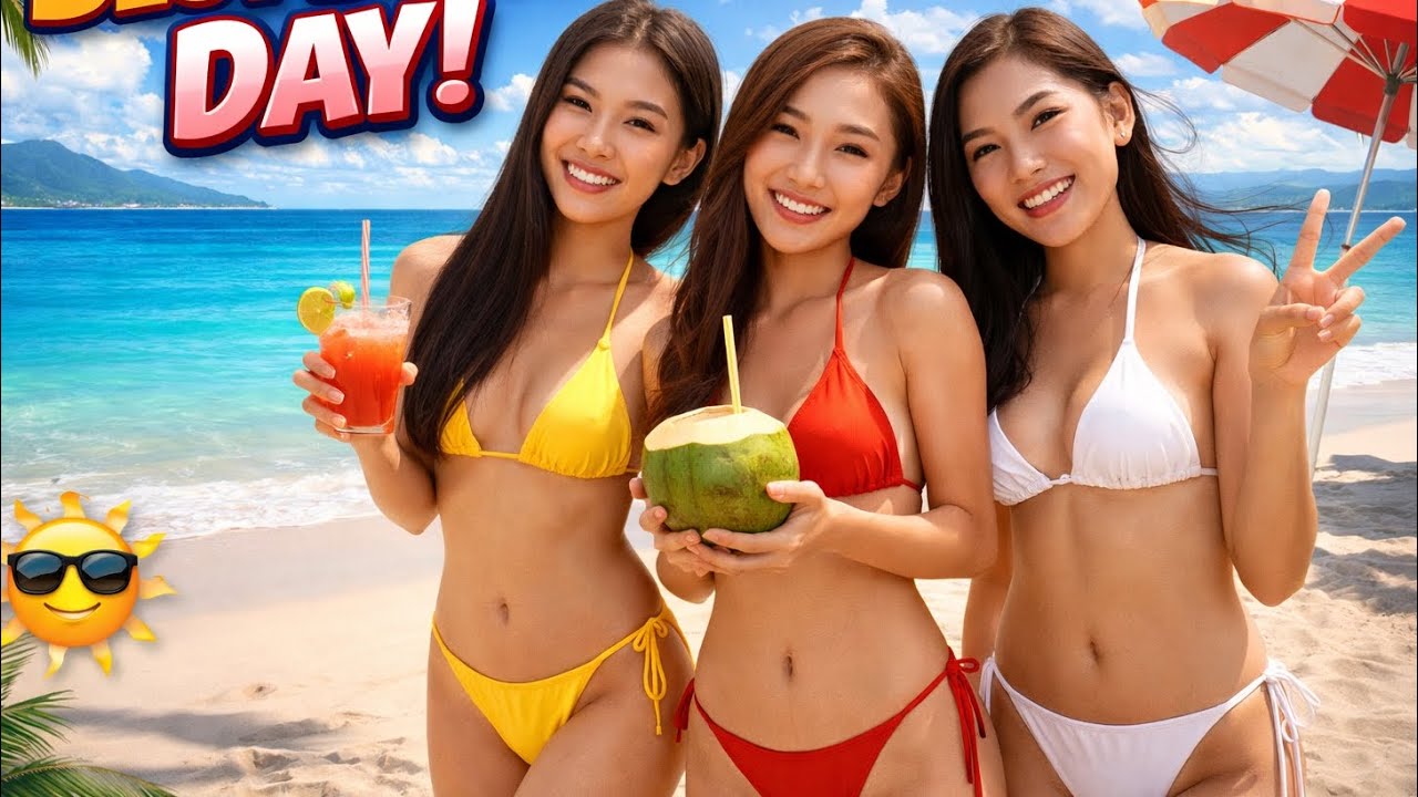 Vietnam Da Nang Beach Walking Tour 4K