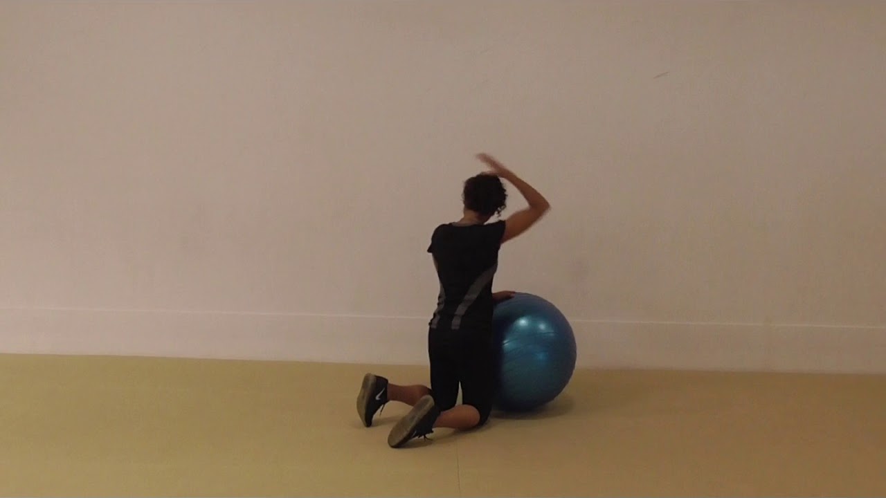 Muscle conditioning exercise tip swiss ball lateral flexion YouTube