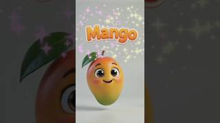 Learn Fruits for Kids 🍋 Mango 🥭 & Watermelon 🍉 | Fun Animated Shorts #shorts