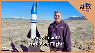 Troy's NAR Level 2 Certification flight