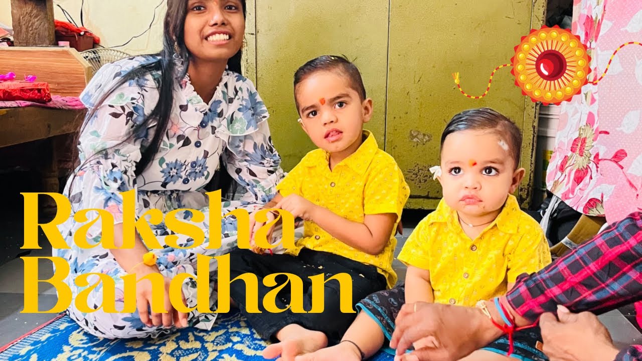 Lakshy￼￼ ka pahla Raksha Bandhan🌼 Anni #siste￼rfromanothermother #rakshabandhan #festival #viral