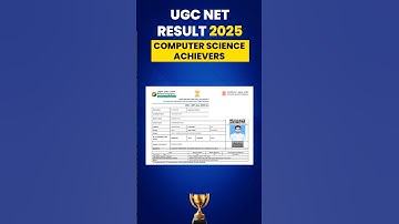 UGC NET Result 2025 Computer Science | JRF Qualified Congratulations 🥳  #shorts #shortsfeed