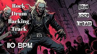 100 BPM Classic Mid-Tempo Rock Groove | Steady Drum Backing Track