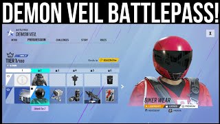 ENTIRE DEMON VEIL BATTLEPASS! - Rainbow Six Siege