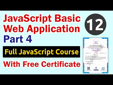 JavaScript Basic Web Application Part 4