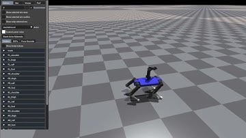quadruped robot with manipulator : whole body control with OSC control & PPO