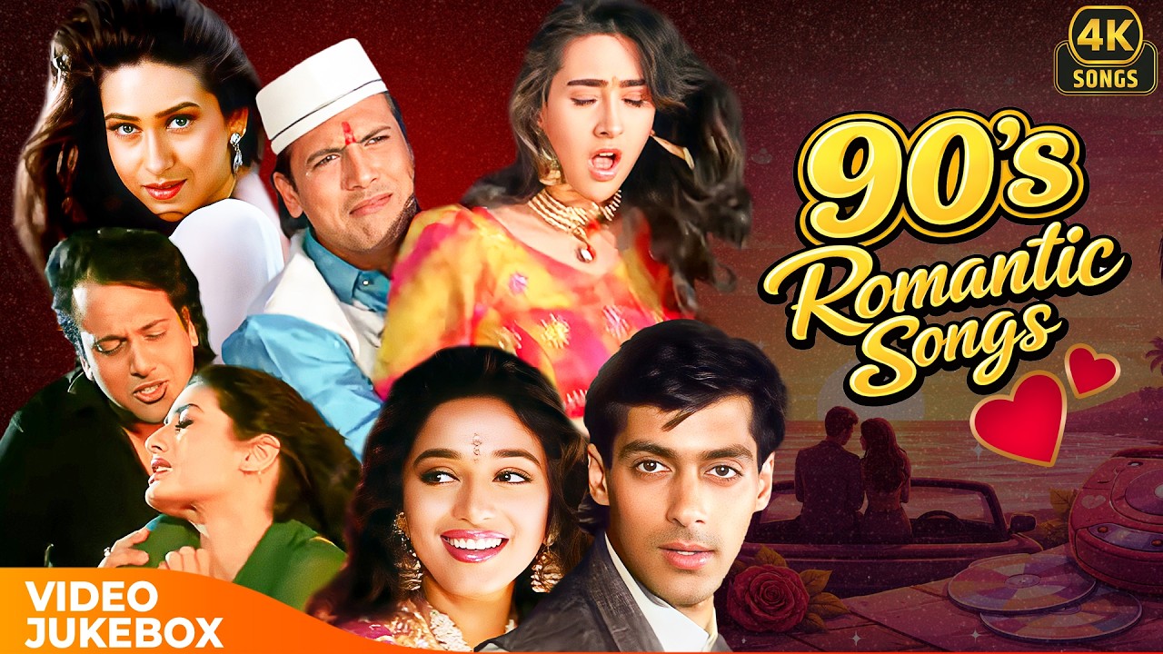 Best of 90’s Love Songs 🎶| Evergreen Romantic Hits Video Jukebox | Nostalgic 90’s Romantic 4K Hits 💕