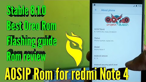 AOSIP Rom For Redmi Note 4 Oreo  Latest Rom ✓ Flashing guide ✓      || Review || in Hindi ||