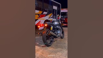 Transforming the Sound: Continental GT650 Exhaust Upgrade with Red Rooster! 🚀 #Shorts #gt650