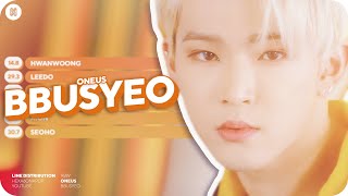 Oneus  Bbusyeo Line Distribution color Coded