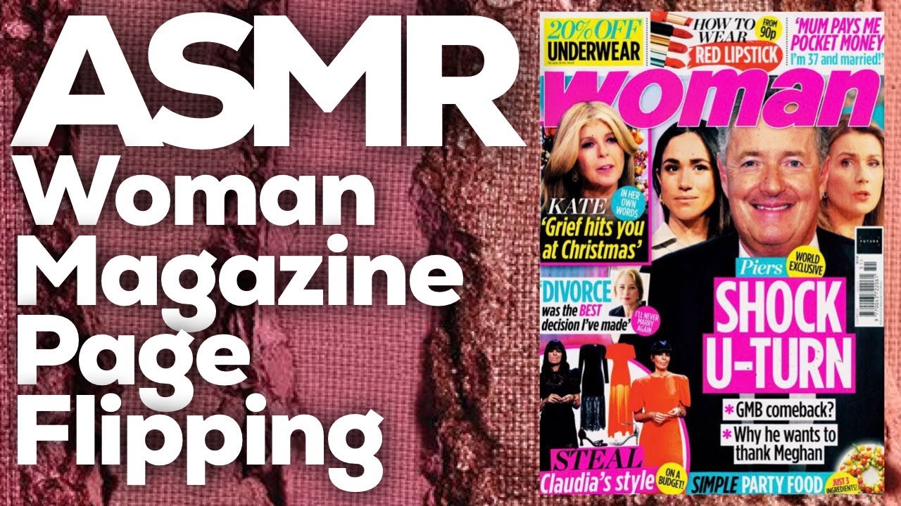 ASMR-перелистывание страниц журнала: Изучение журнала Woman, StevenAntonyASMR