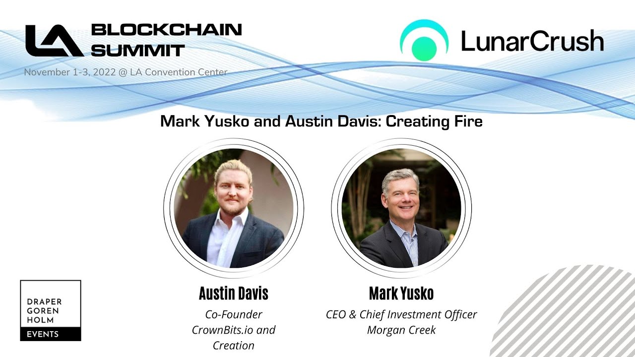 Mark Yusko and Austin Davis Creating Fire