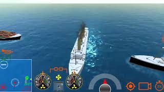 Britannic VS 2 Ships  (Titanic &amp;Emma mearsk)|Ship Mooring 3D