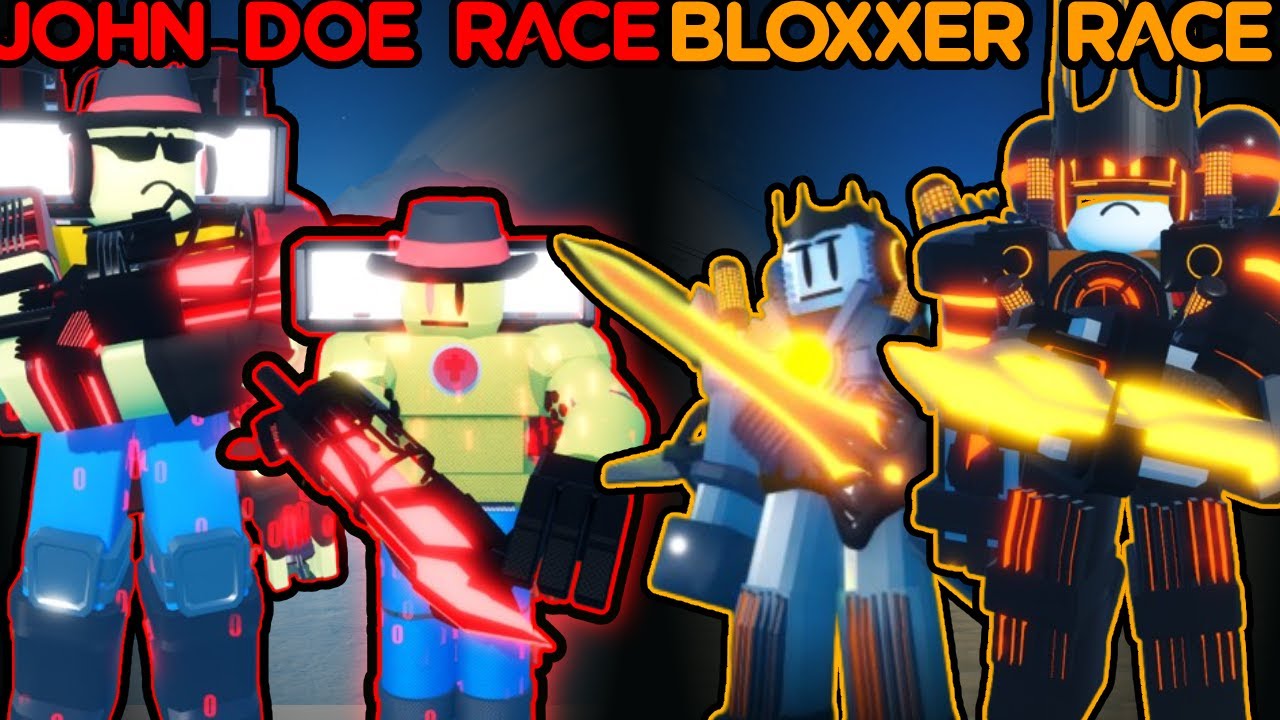 John Doe race vs the bloxxer race which race is better!? | Roblox | noob experiment battlefront