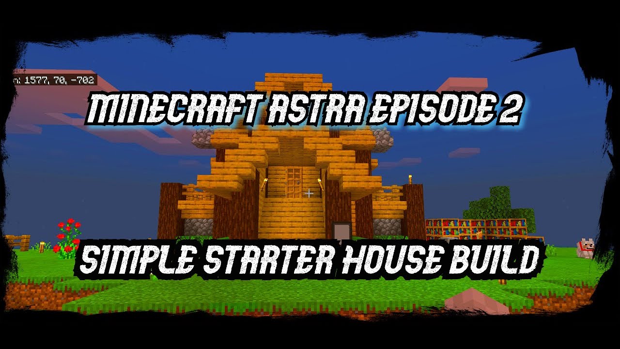 Minecraft Starter Base in ASTRA SMP EP 2 - YouTube