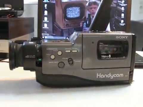 Vintage Sony CCD F-330F Handycam Pal Video8 - YouTube