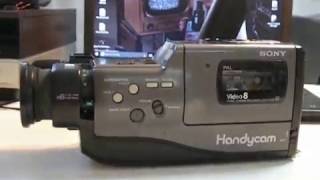 Vintage Sony CCD F-330F Handycam Pal Video8 - YouTube