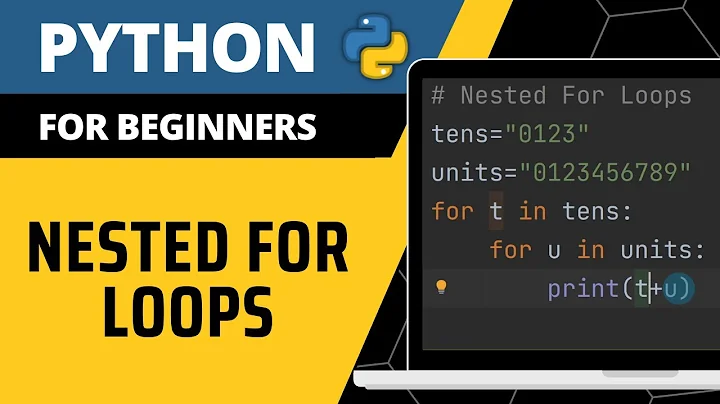 Python For Beginners - Nested For Loops Explained