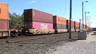 NS InterModal Train fully loaded Alliance, Ohio