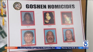 6 victims of Goshen, California massacre identified; suspects still at large