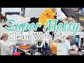SUPER MESSY 2 DAY CLEAN WITH ME | EXTREMELY SATISFYING CLEANING MOTIVATION | SAHM CLEANING 2020