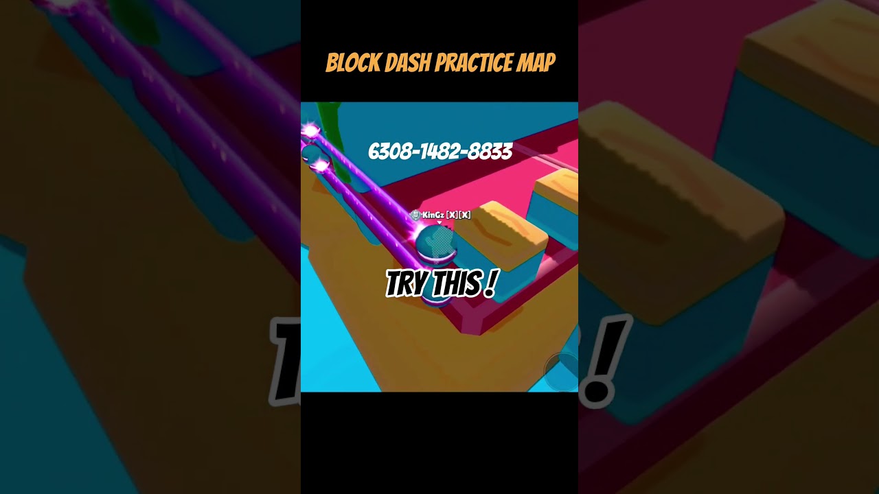 Block Dash practice map 🤫 