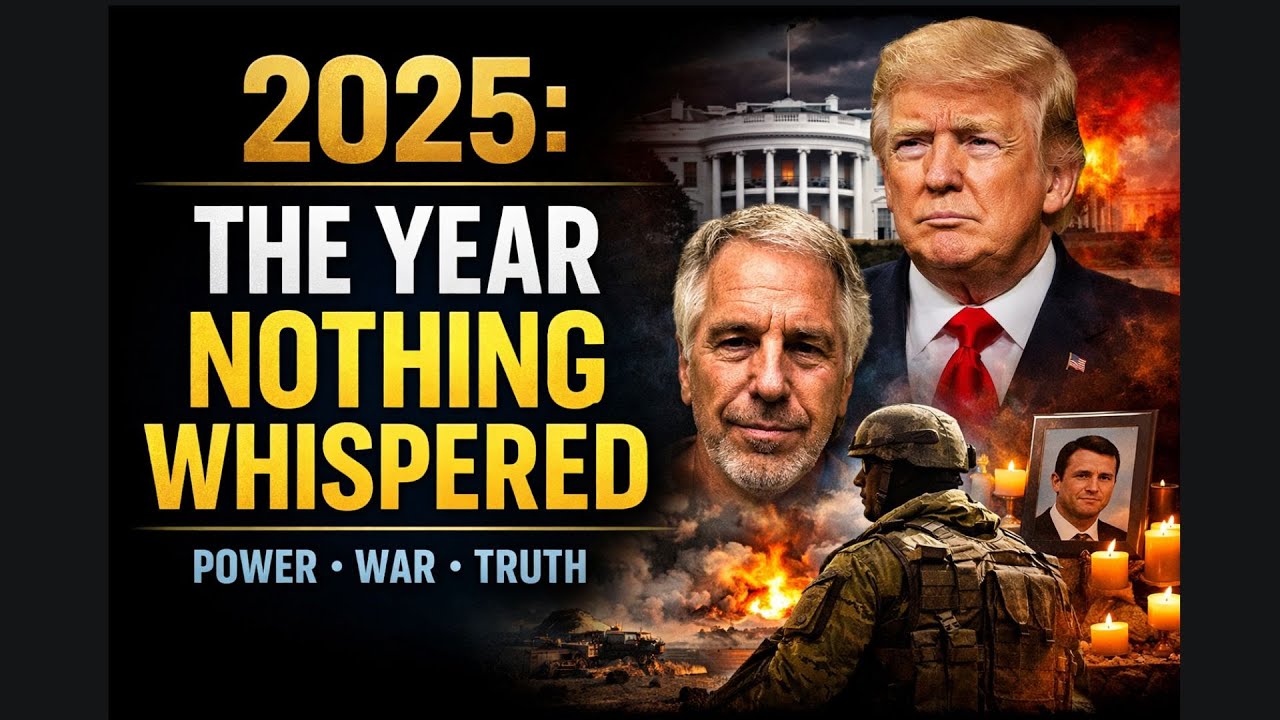 2025: The Year Nothing Whispered | Epstein, Gaza, Trump’s Return, Charlie Kirk & a World on Edge