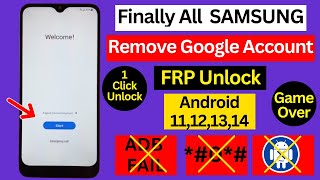 finally new method 2024 | samsung frp bypass android 12/13/14 without pc google account remove *#0*#