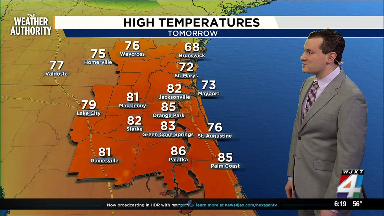 Meteorologist Chris Holtzman has your Saturday evening forecast