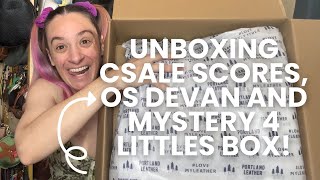 Unboxing My Csale Scores Large Bucket And Flora, Os Devan And A Mystery 4 Littles Box