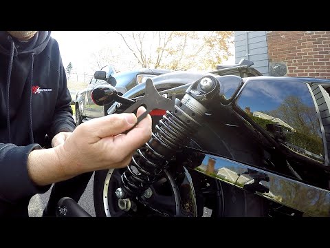 How To Adjust The Rear Shocks On A Harley Davidson Sportster