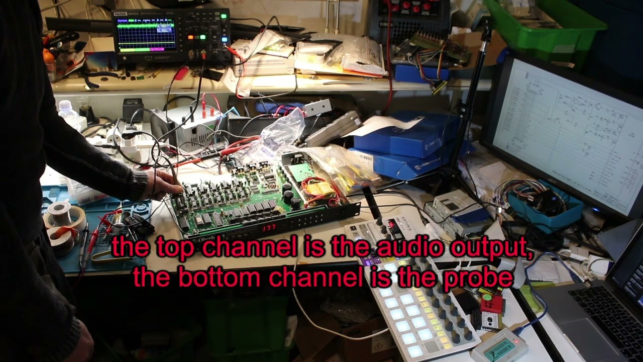 Oberheim Matrix 1000 repair -Torino Synth Repair Lab