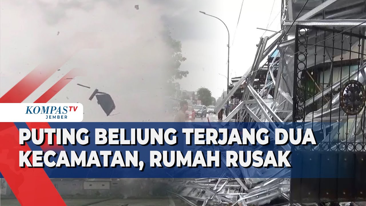 Puting Beliung Terjang Lumajang, Puluhan Rumah Rusak