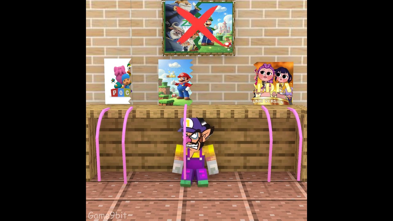 Which image should Sprunki Waluigi choose to match the right picture?! 🤔😄