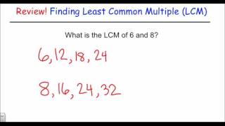 Finding the Least Common Denominator (Part 1)
