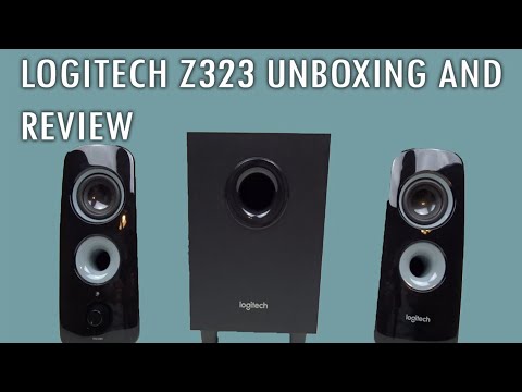 Logitech Z323 Speakers UNBOXING AND REVIEW