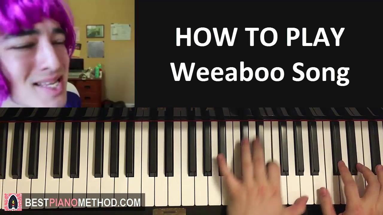 How To Play Filthy Frank Weeaboo Song Piano Tutorial Lesson - pink guy weaboo song roblox audio