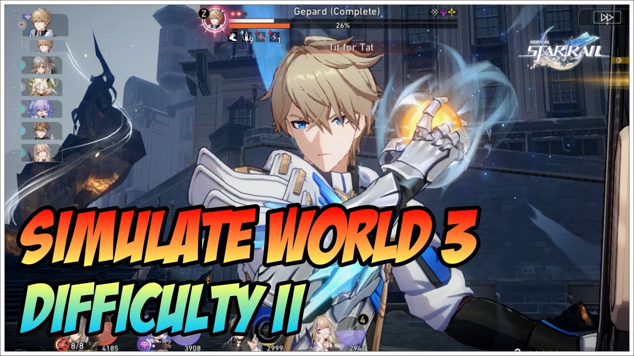 Simulate Universe World 3 Difficulty II - Gepard Boss Lv.67 