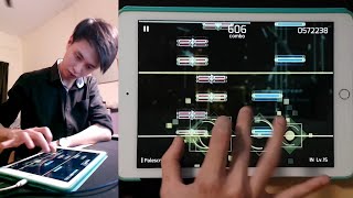 【World Record】One Hand Phigros - Lv.15 Palescreen - ALL PERFECT !!!