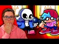 SANS LO SCHELETRO MI VUOLE UCCIDERE! BATTAGLIA RAP EPICA! FNF Indie Cross