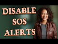 How Do You Disable SOS Alerts on Samsung and iPhone?