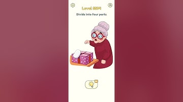 DOP 2 Level 5594 Walkthrough - "Divide into four parts" #shorts