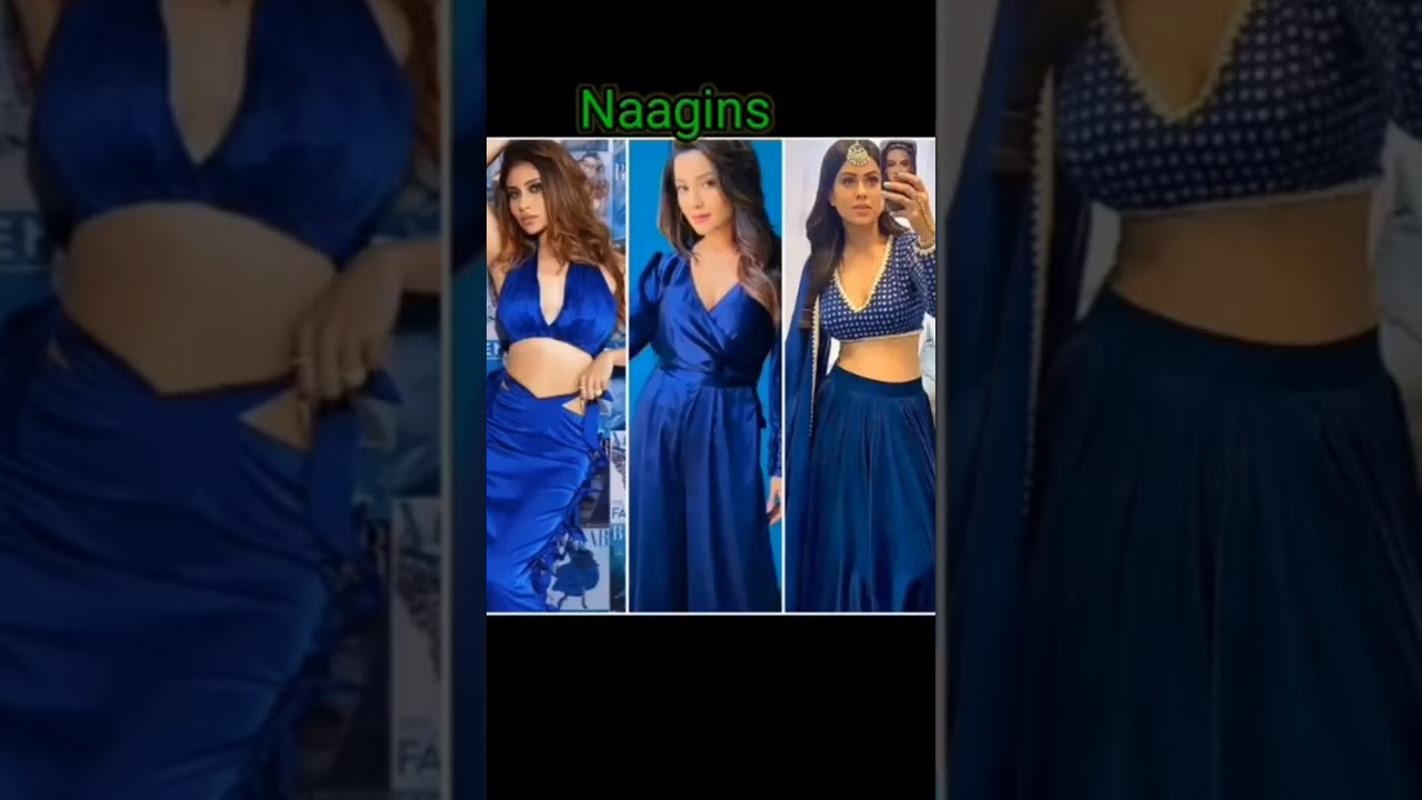 nagin🐍actress❤️dress same colours 