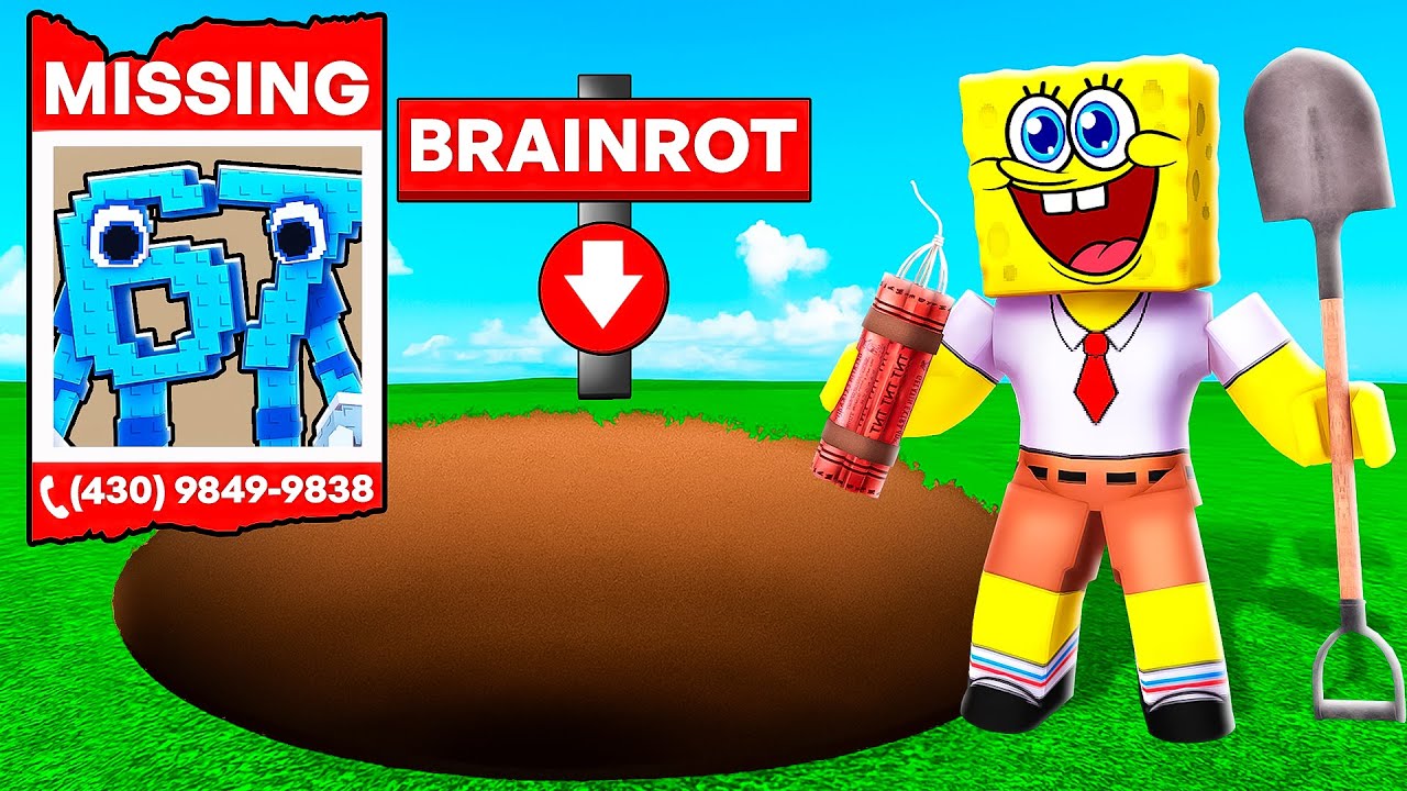 ROBLOX DIG TO SAVE BRAINROT..