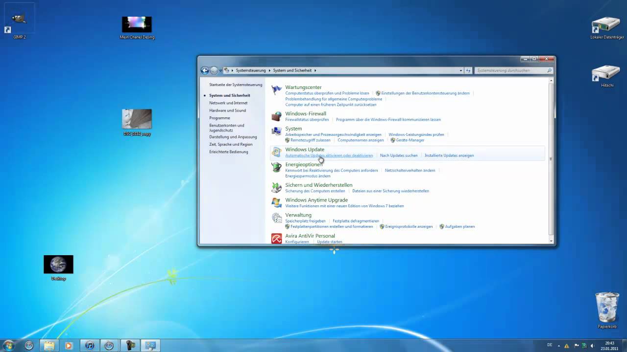 Windows 7- Systemreperaturdatenträger erstellen - YouTube