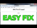How To Fix Windows 404 Page Not Found Error