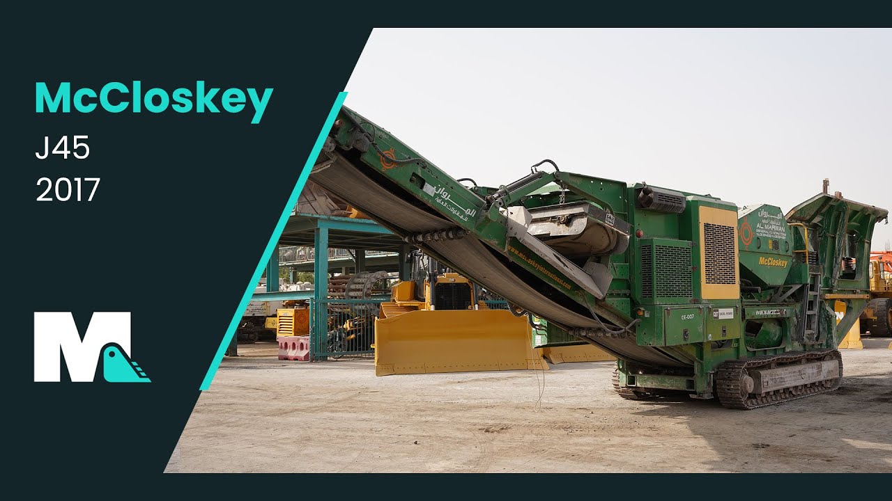 McCloskey J45 Screener Jaw Crusher | 2017