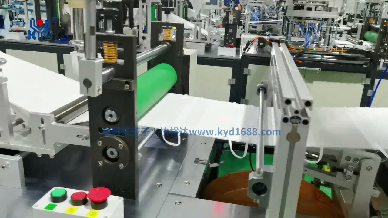 Super High Speed Folding Mask Machine with Sponge Strips