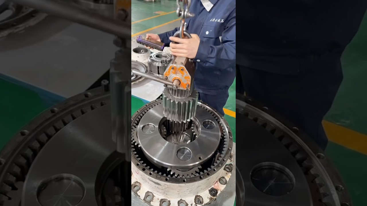See how the planetary gearbox installation? 
